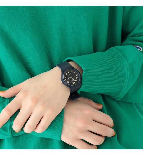 BEAMSBOY「CASIO / MQ24 COLOR」|腕時計|NAVY