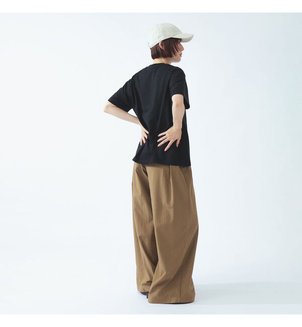 Ray BEAMS 「DANTON / ポケット Tシャツ　26SS 洗濯可 ロゴオーバーサイズ リラックス メンズライク ダントン」|Tシャツ・カットソー|