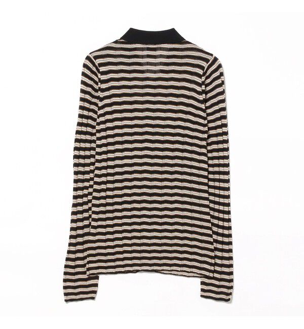 Demi-Luxe BEAMS 「【別注】BATONER &times; Demi-Luxe BEAMS / ポロ ボーダー カーディガン」|カーディガン|
