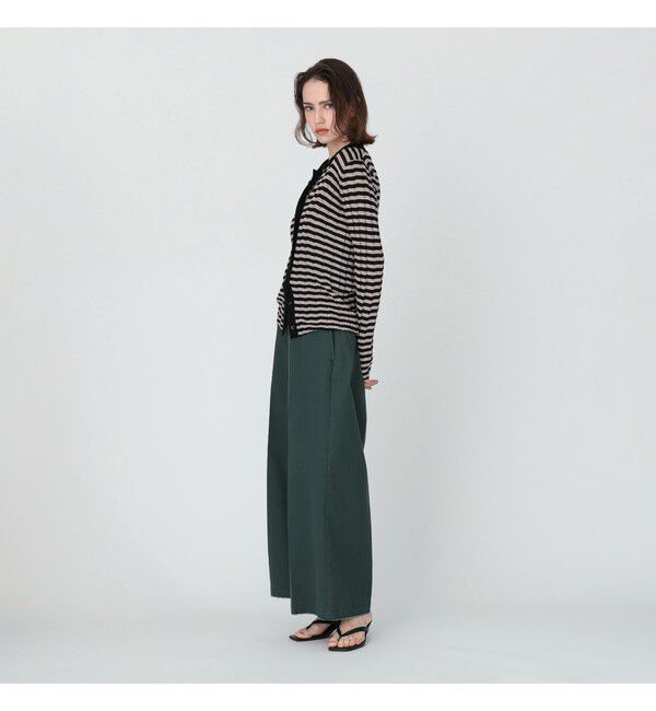 Demi-Luxe BEAMS 「【別注】BATONER &times; Demi-Luxe BEAMS / ポロ ボーダー カーディガン」|カーディガン|