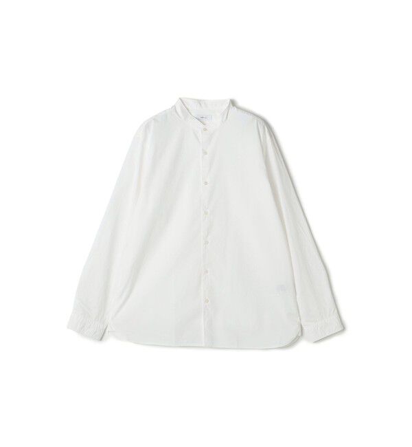 SHIPS any「SHIPS any:〈洗濯機可能〉ストライプ / ソリッド リラックス バンドカラー シャツ 26AW◆」|シャツ・ブラウス|