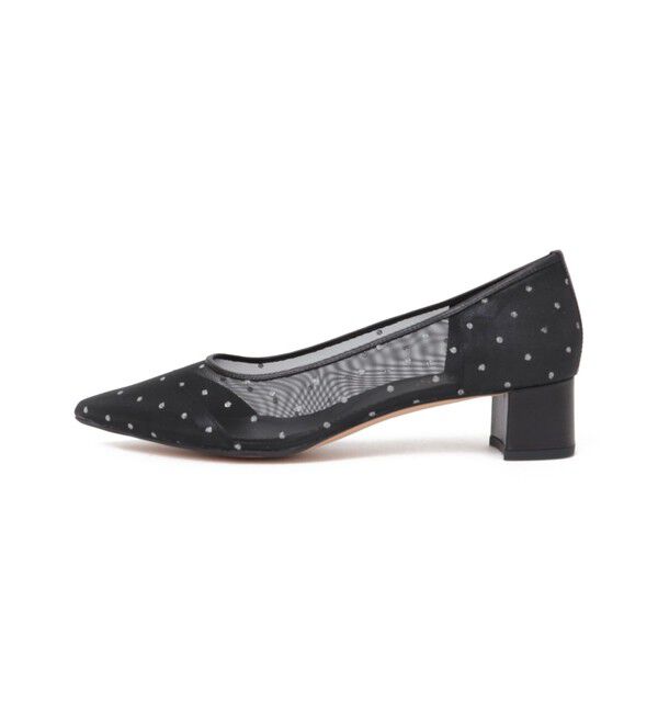 SHIPS for women「little black:ドット チュール パンプス」|パンプス|