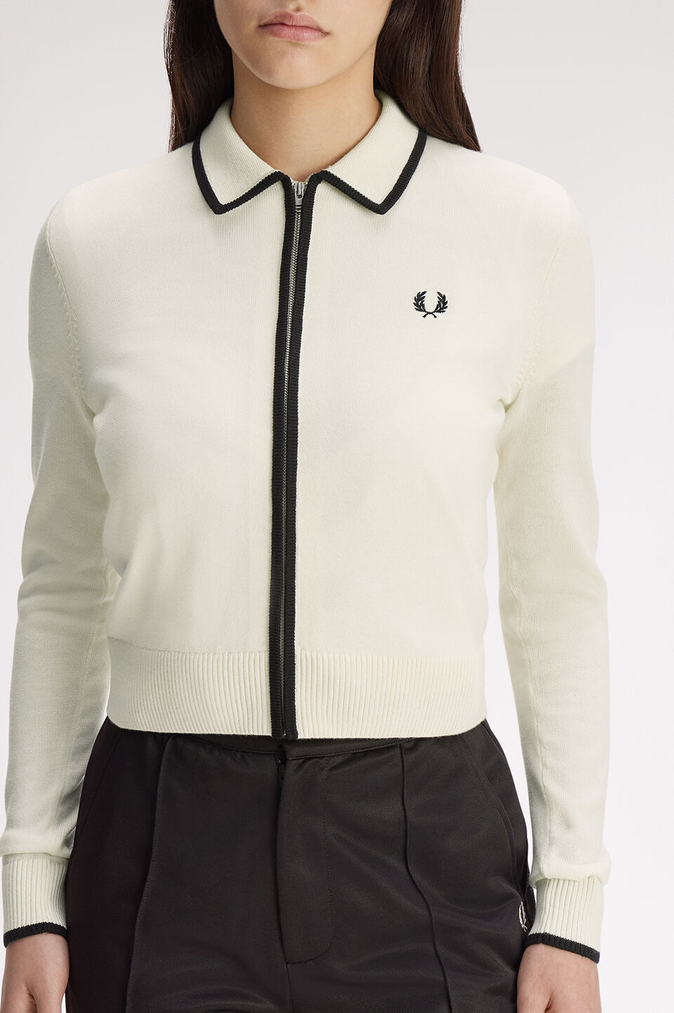 FRED PERRY 「FRED PERRY／Zip-Through Knitted Shirt／ジップスルーニットシャツ」|ニット・セーター|