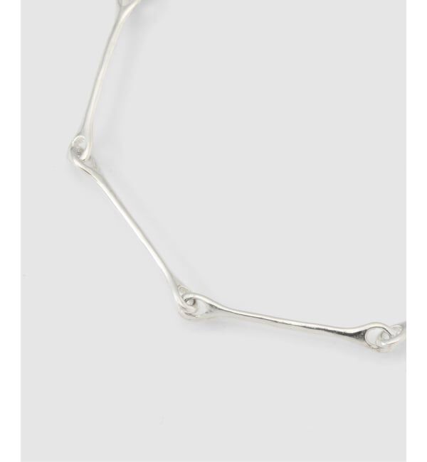 EYETHINK「R.ALAGAN THIN FIBULA CHAIN BRACELET SILVER size M」|ブレスレット・バングル|