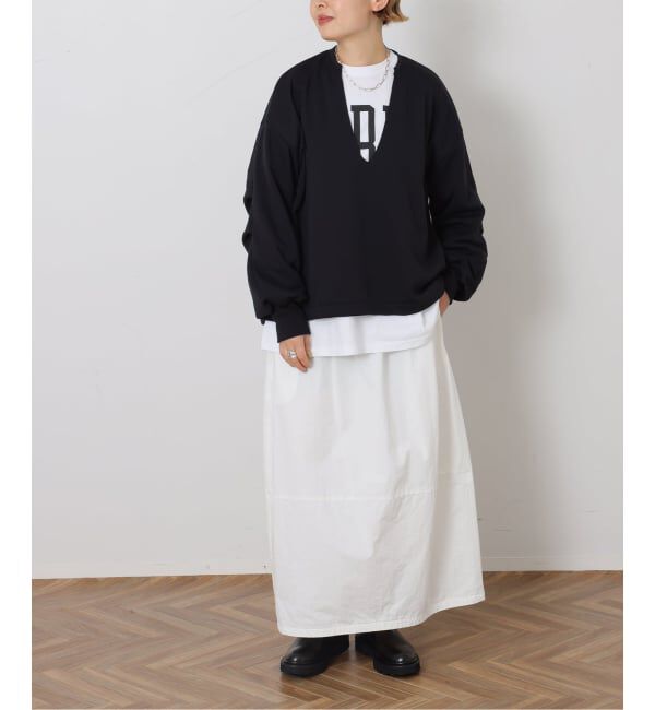 journal standard luxe「《予約》ハイカウントツイルコクーンスカート」|スカート|