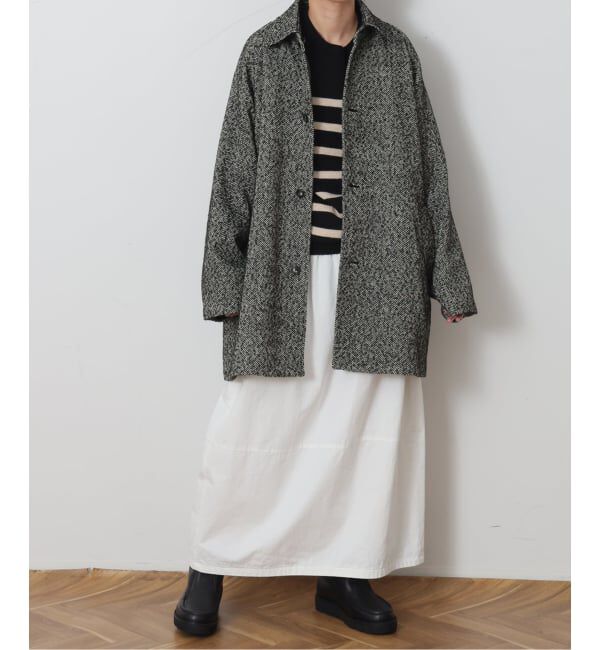 journal standard luxe「《予約》ハイカウントツイルコクーンスカート」|スカート|