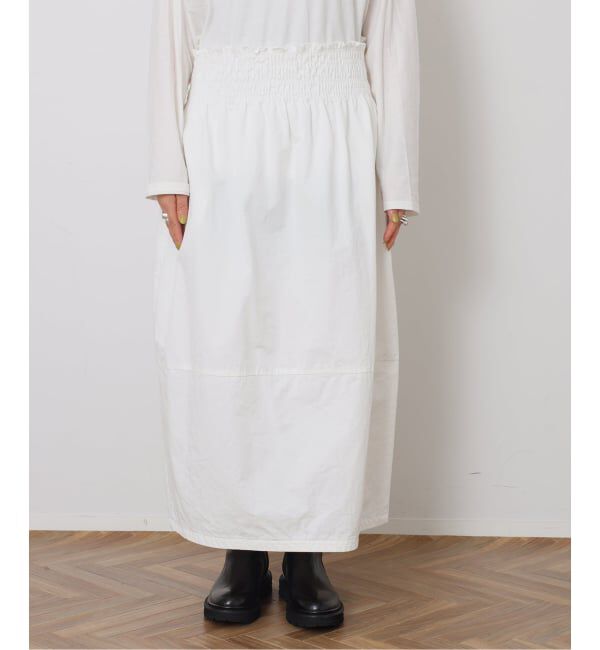 journal standard luxe「《予約》ハイカウントツイルコクーンスカート」|スカート|