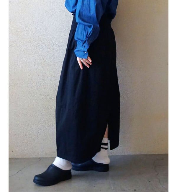 journal standard luxe「《予約》ハイカウントツイルコクーンスカート」|スカート|