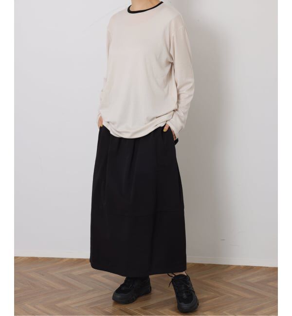 journal standard luxe「《予約》ハイカウントツイルコクーンスカート」|スカート|