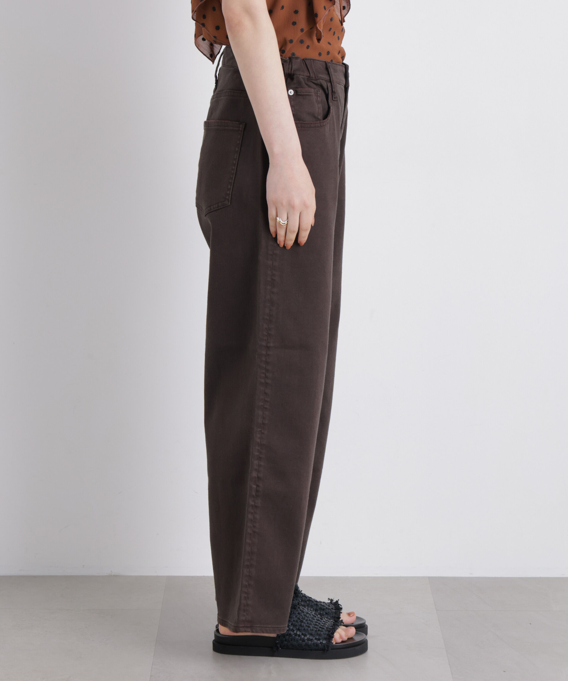 NANO universe「Healthy DENIM/別注 Pink Pepper M-Easy」|チノ|