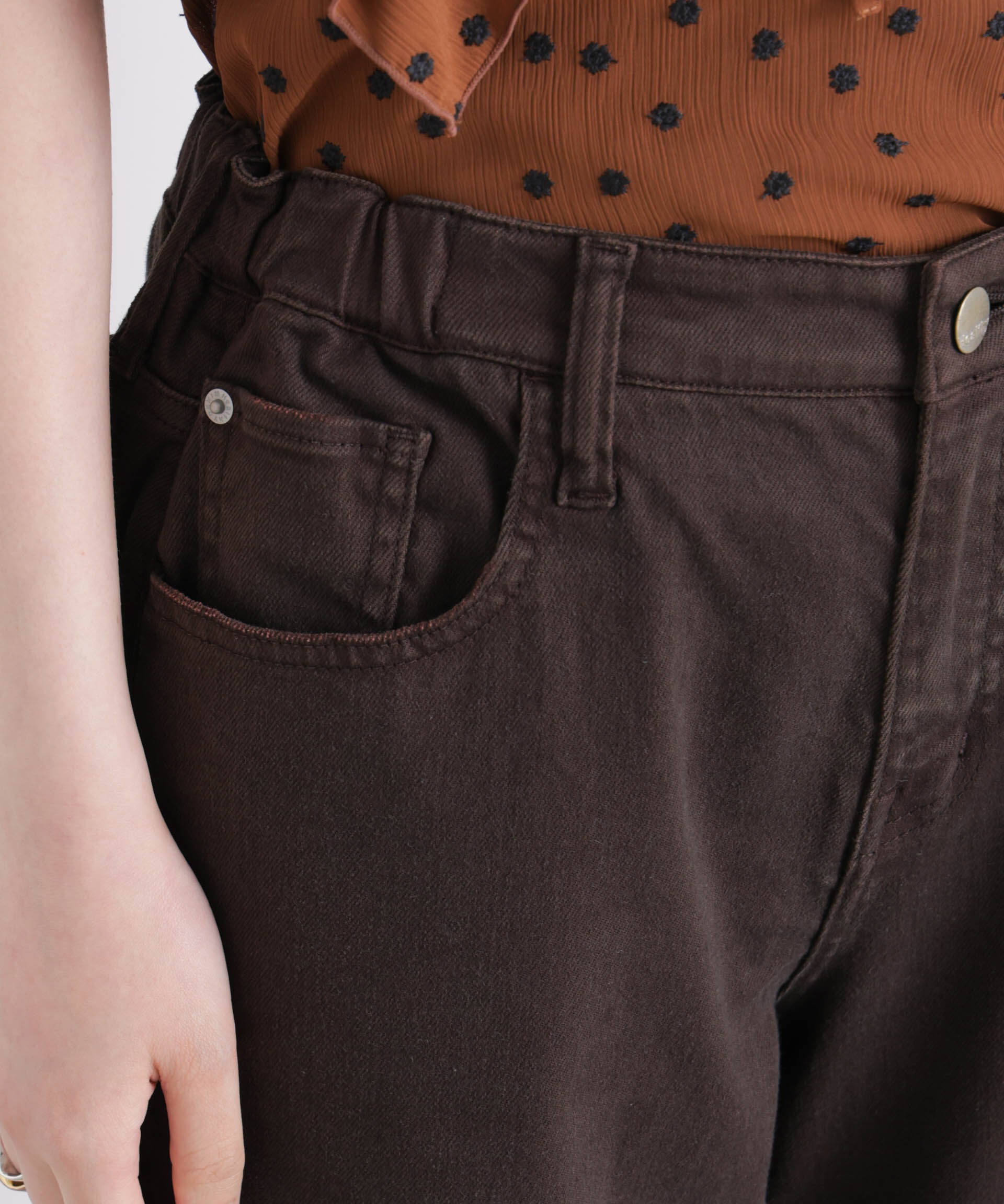 NANO universe「Healthy DENIM/別注 Pink Pepper M-Easy」|チノ|