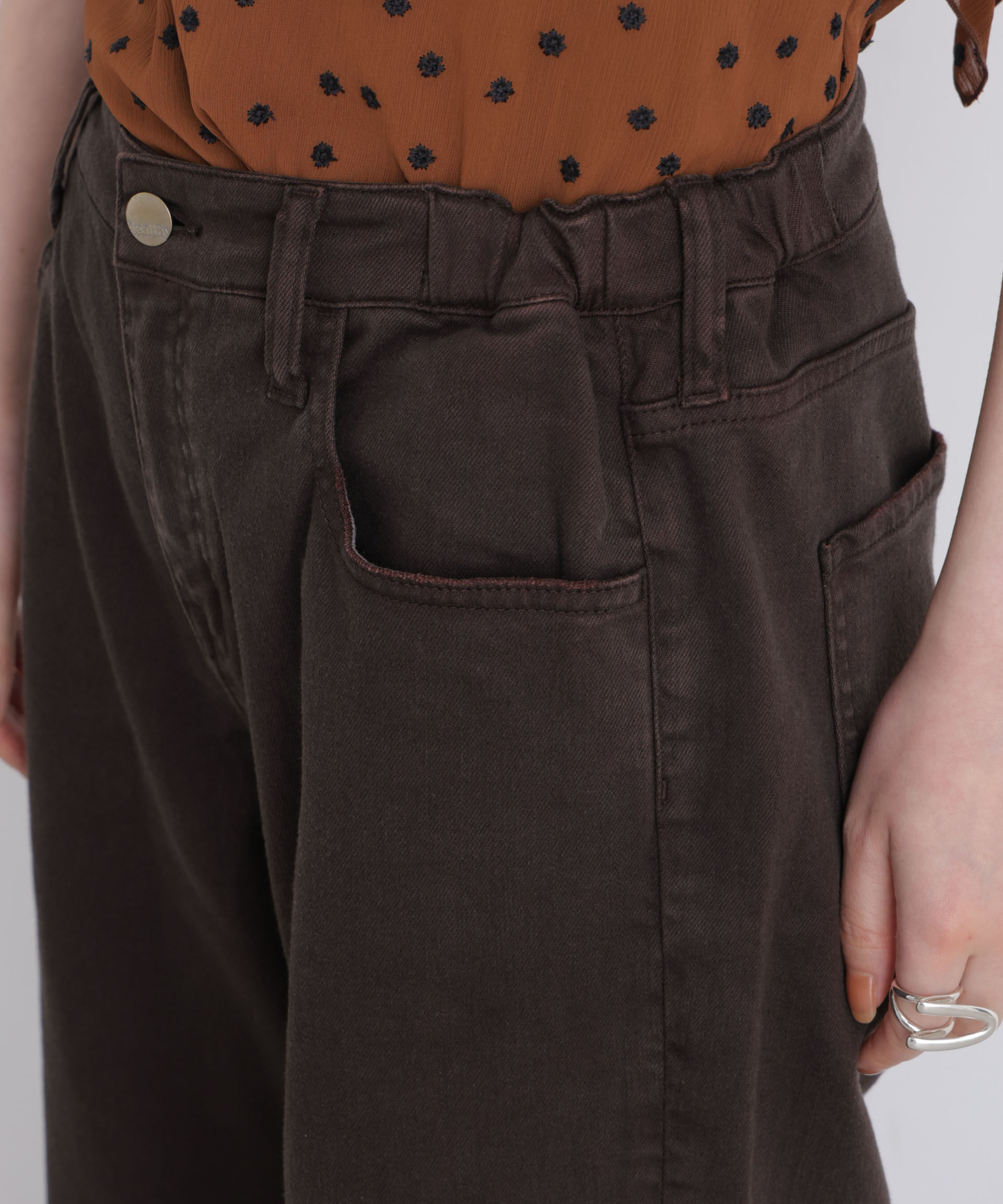 NANO universe「Healthy DENIM/別注 Pink Pepper M-Easy」|チノ|