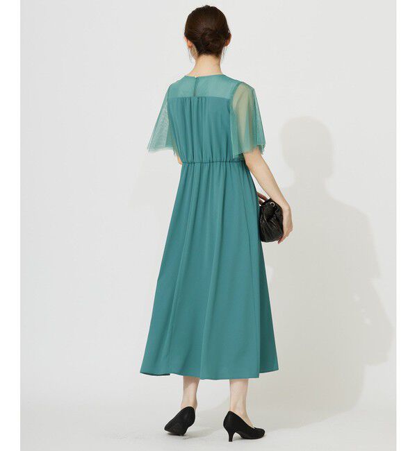 ANY SIS「【Lily Calin】ラッフルチュールフェイクパール ドレス」|ドレス|