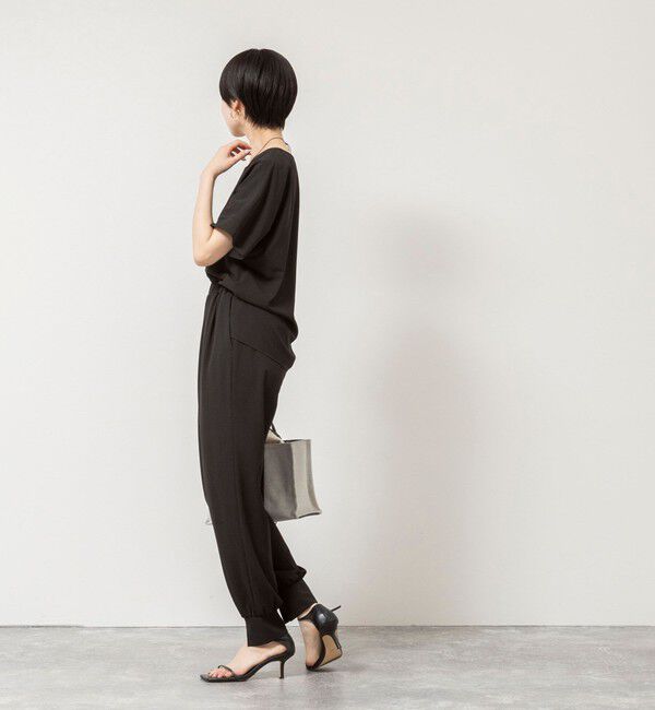 NOLLEY'S「【WEB＆一部店舗限定カラー】《セットアップ対応》ジョーゼットＶネックプルオーバー」|シャツ・ブラウス|