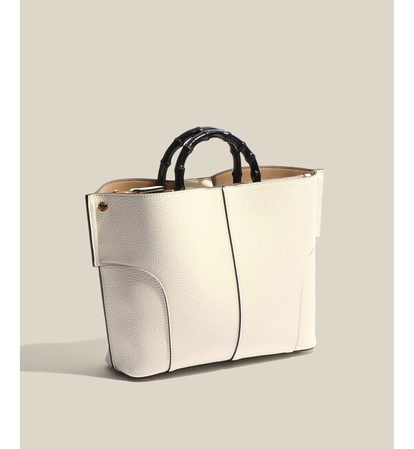 E'POR「【E'POR】BAMBOO BAG Medium/軽量・通勤・26SS」|ハンドバッグ|