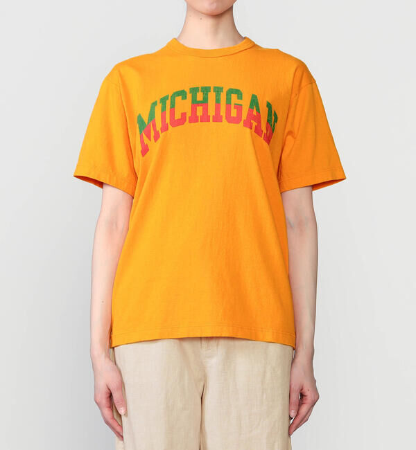  「WHITESVILLE | コットン天竺 プリントTシャツ WOMEN」|Tシャツ・カットソー|