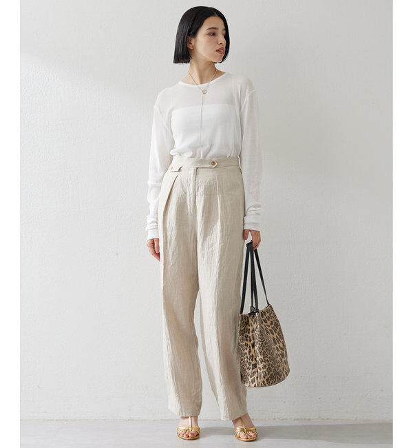  「《インナー使いもおすすめ》【myporter】ロングスリーブTシャツ」|Tシャツ・カットソー|
