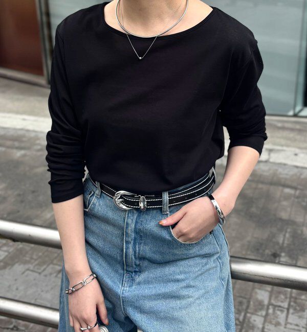  「【人気につき追加販売/接触冷感/吸水速乾】ベーシックシアーロンT」|Tシャツ・カットソー|