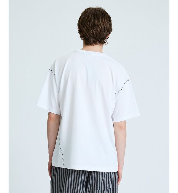 ABAHOUSE「ハンドステッチ 半袖Tシャツ」|Tシャツ・カットソー|