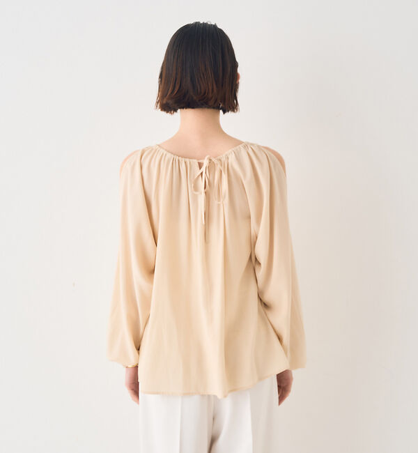 Rouge vif「【一部店舗限定】オープンショルダーブラウス」|シャツ・ブラウス|