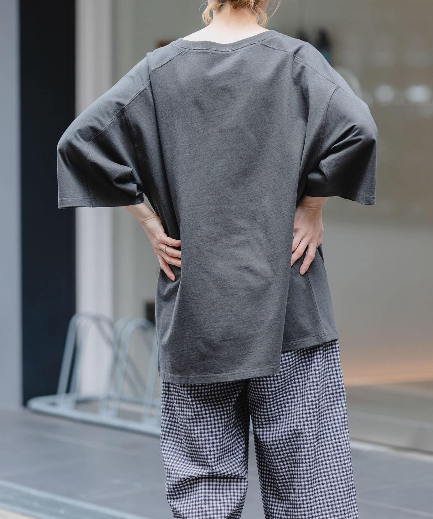 URBAN RESEARCH DOORS「FORK&SPOON　ラグランスリーブビッグTシャツ」|Tシャツ・カットソー|