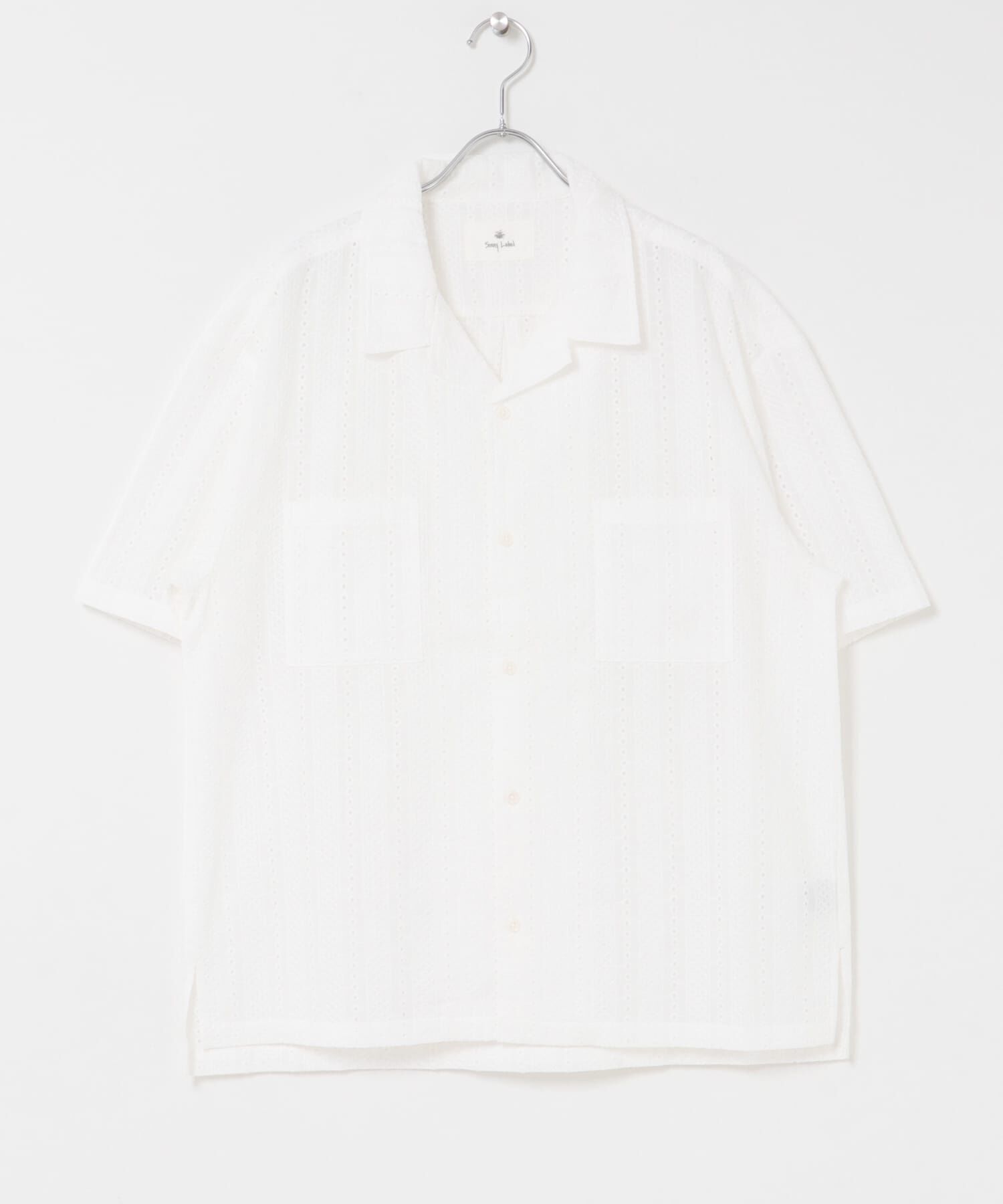 Sonny Label 「レース刺繍ショートスリーブシャツ」|シャツ・ブラウス|