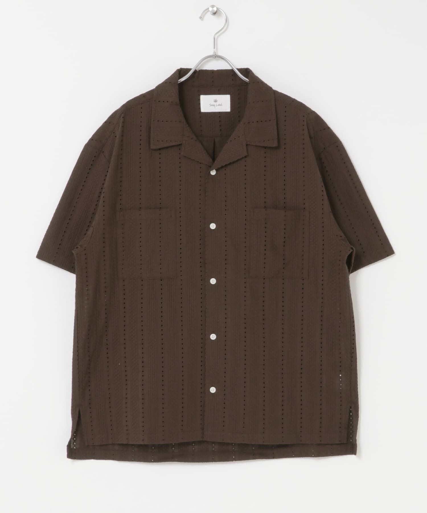 Sonny Label 「レース刺繍ショートスリーブシャツ」|シャツ・ブラウス|