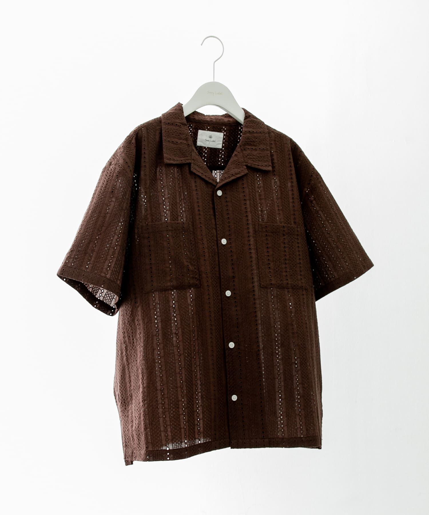 Sonny Label 「レース刺繍ショートスリーブシャツ」|シャツ・ブラウス|