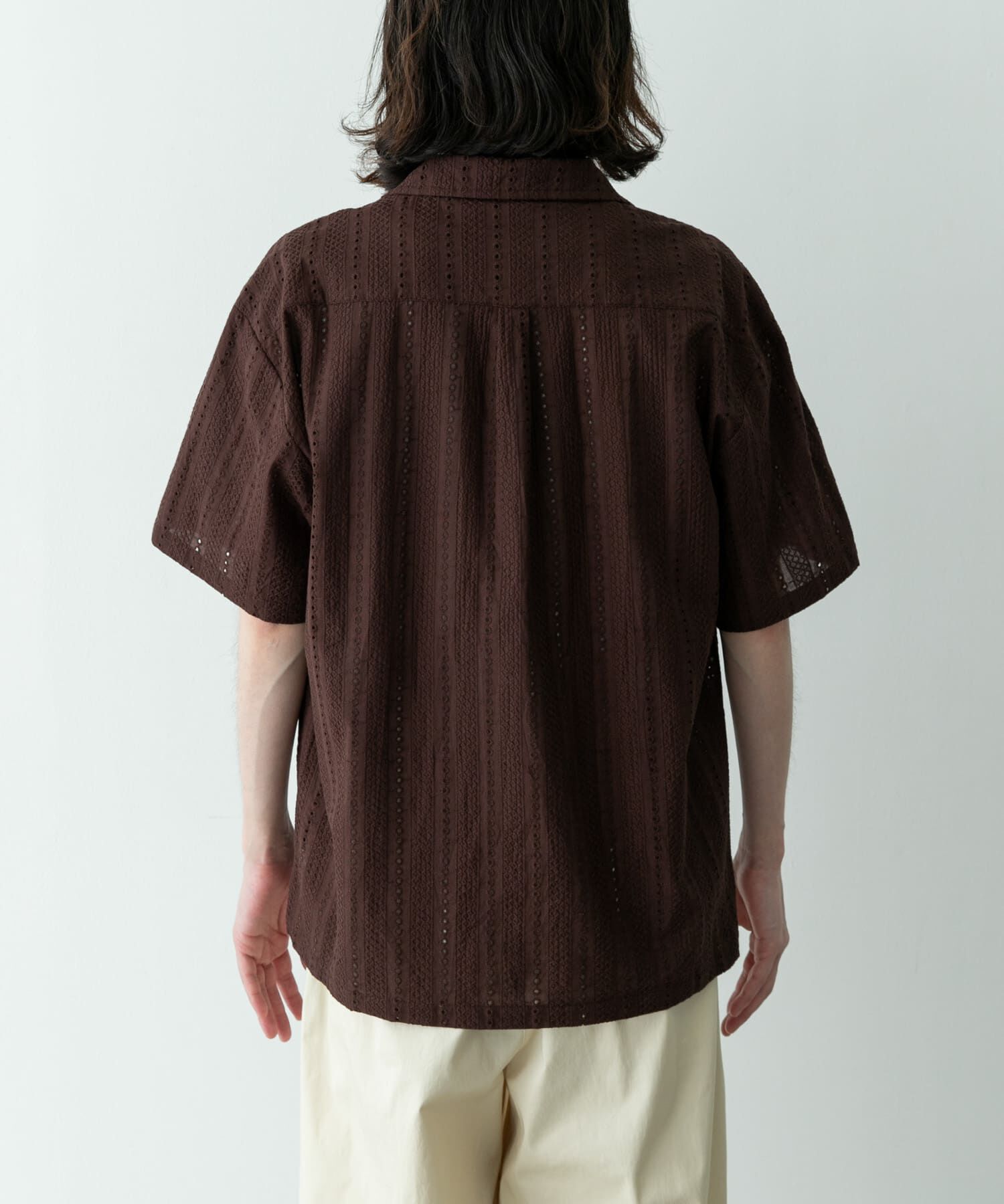 Sonny Label 「レース刺繍ショートスリーブシャツ」|シャツ・ブラウス|