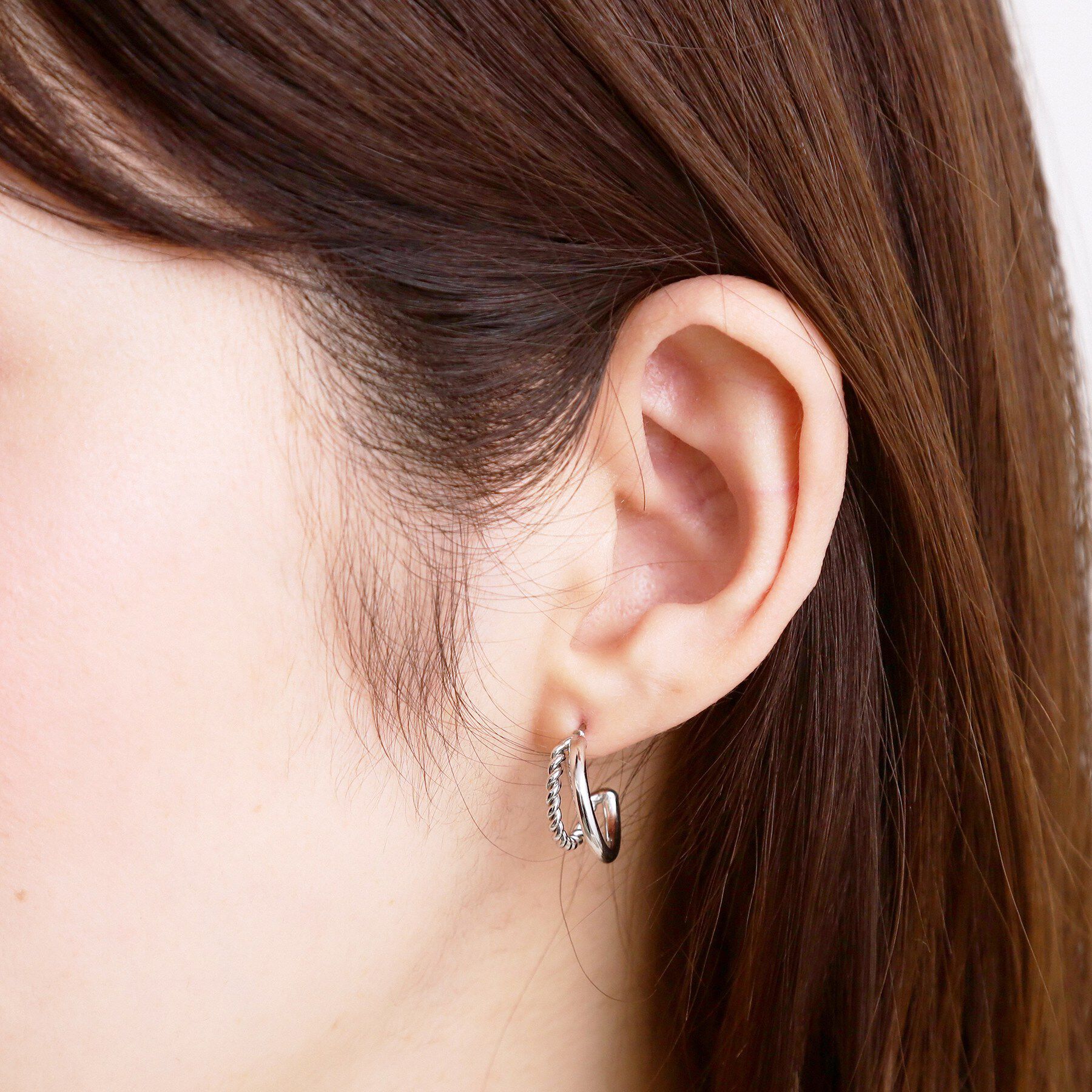 grove「【ステンレス】デザインフープピアス」|ピアス|