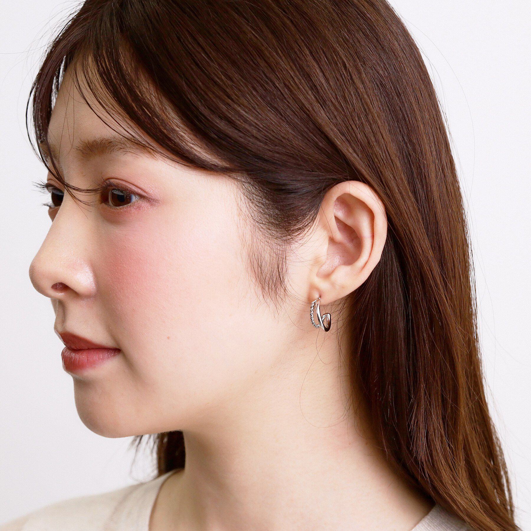 grove「【ステンレス】デザインフープピアス」|ピアス|