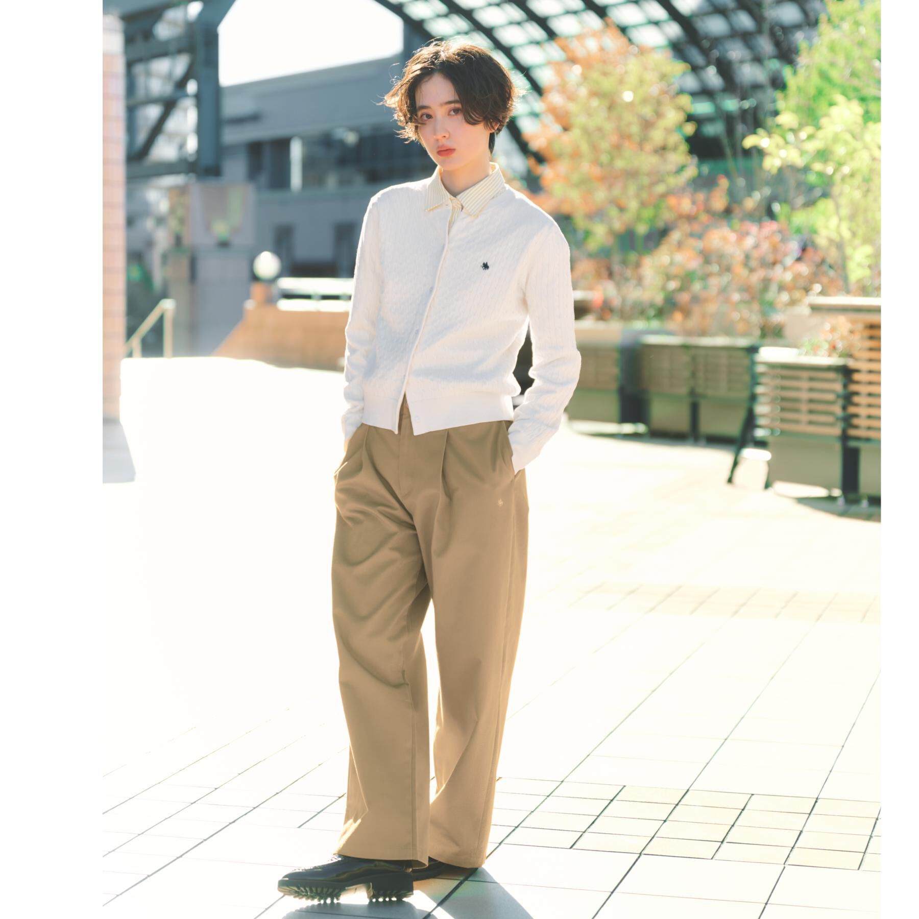 THE SHOP TK「【POLO BCS 別注】ケーブルカーディガン」|カーディガン|