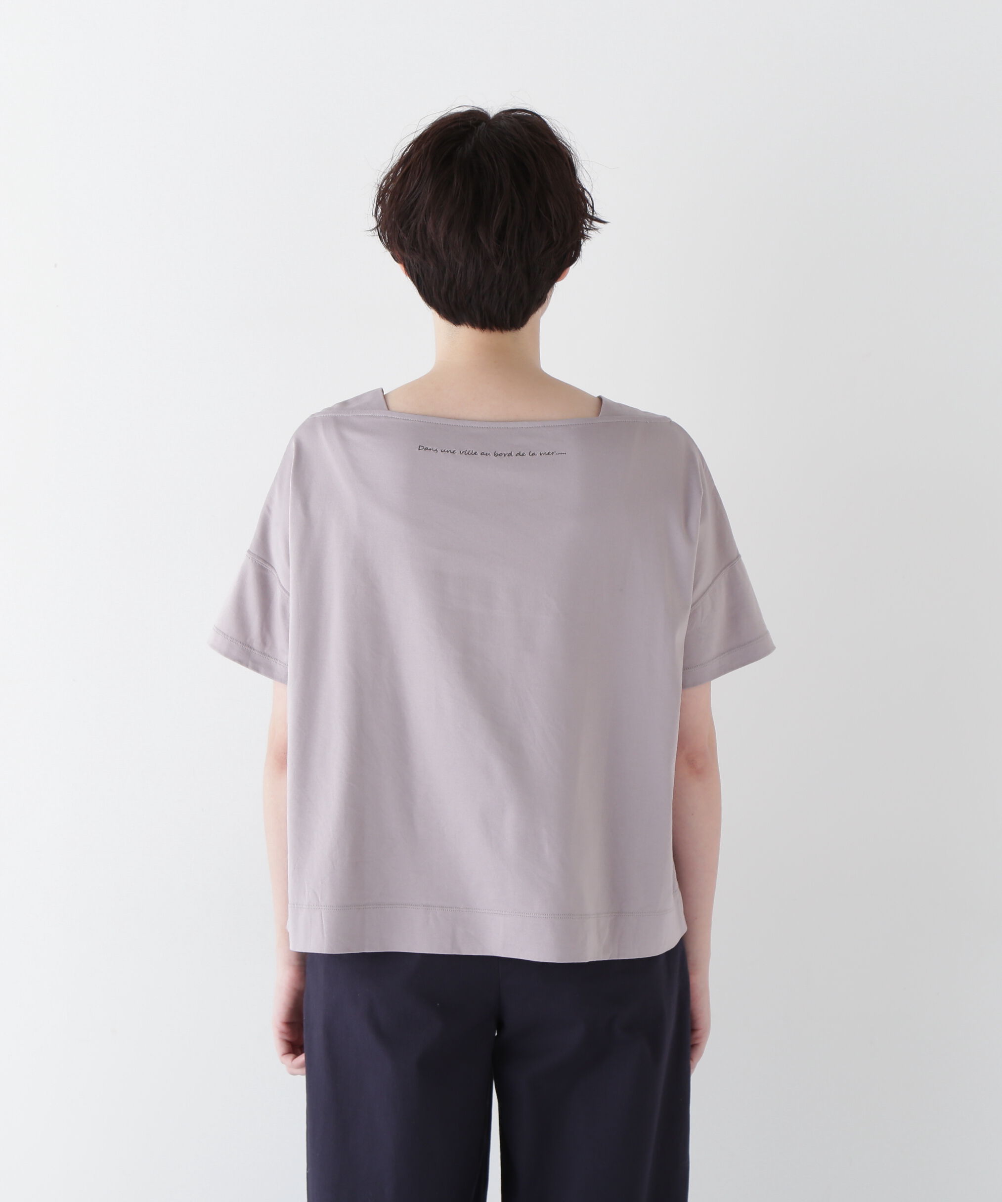  「◆≪汗ジミ軽減≫ 機能素材バック刺繍ロゴプルオーバー」|Tシャツ・カットソー|