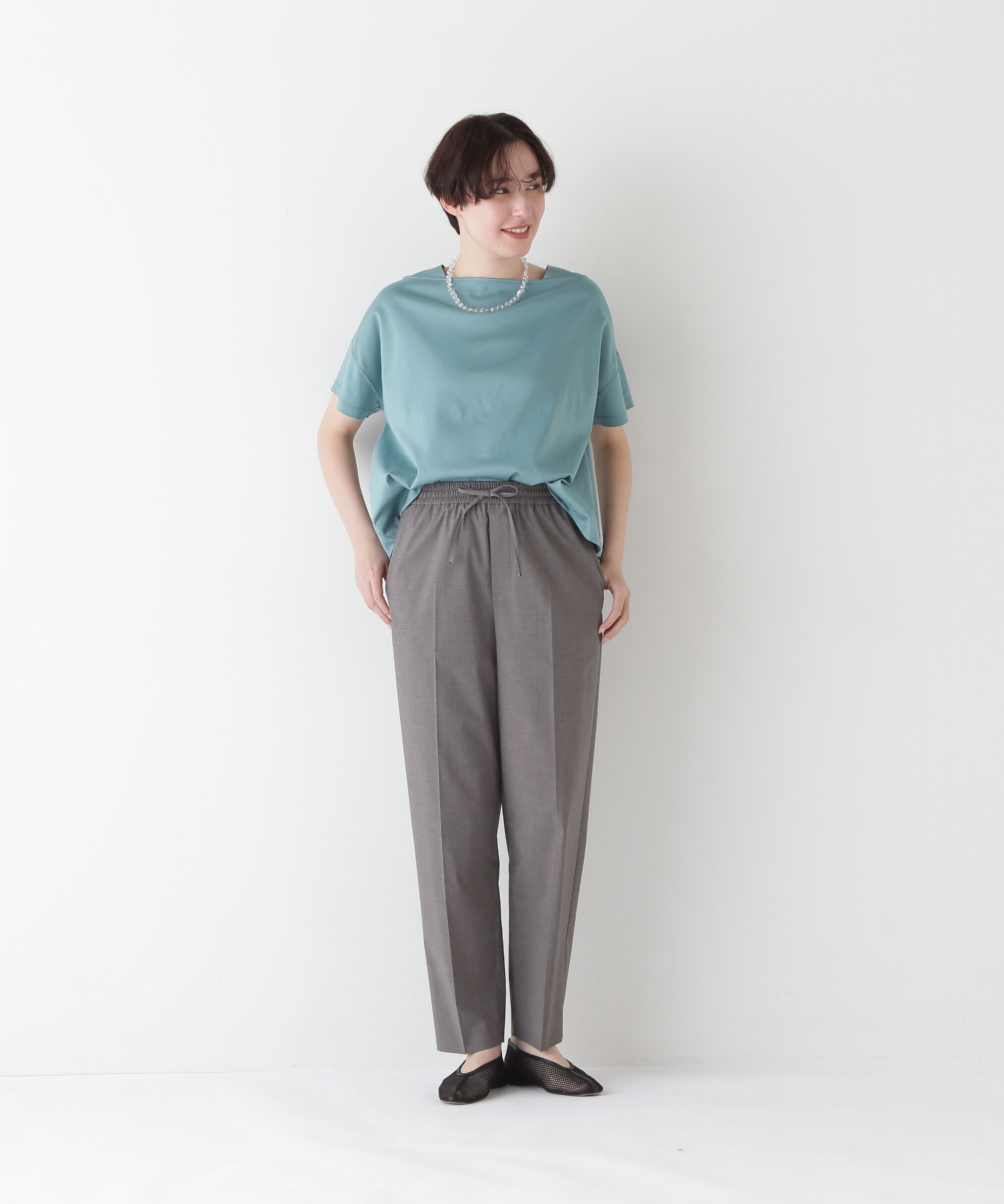  「◆≪汗ジミ軽減≫ 機能素材バック刺繍ロゴプルオーバー」|Tシャツ・カットソー|