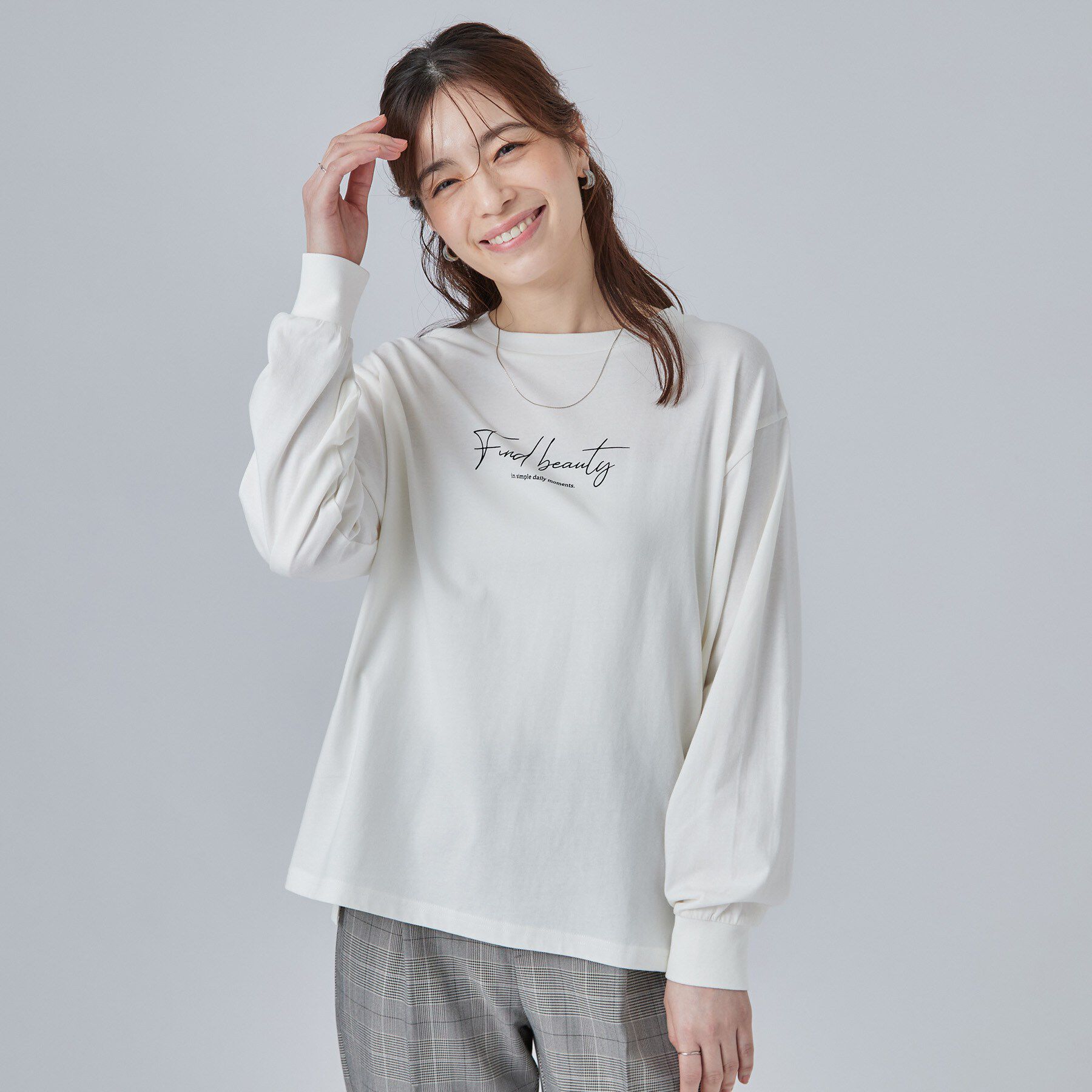 SHOO･LA･RUE「【S-LL】デイリー使いに 選べる6柄プリントロンT」|Tシャツ・カットソー|
