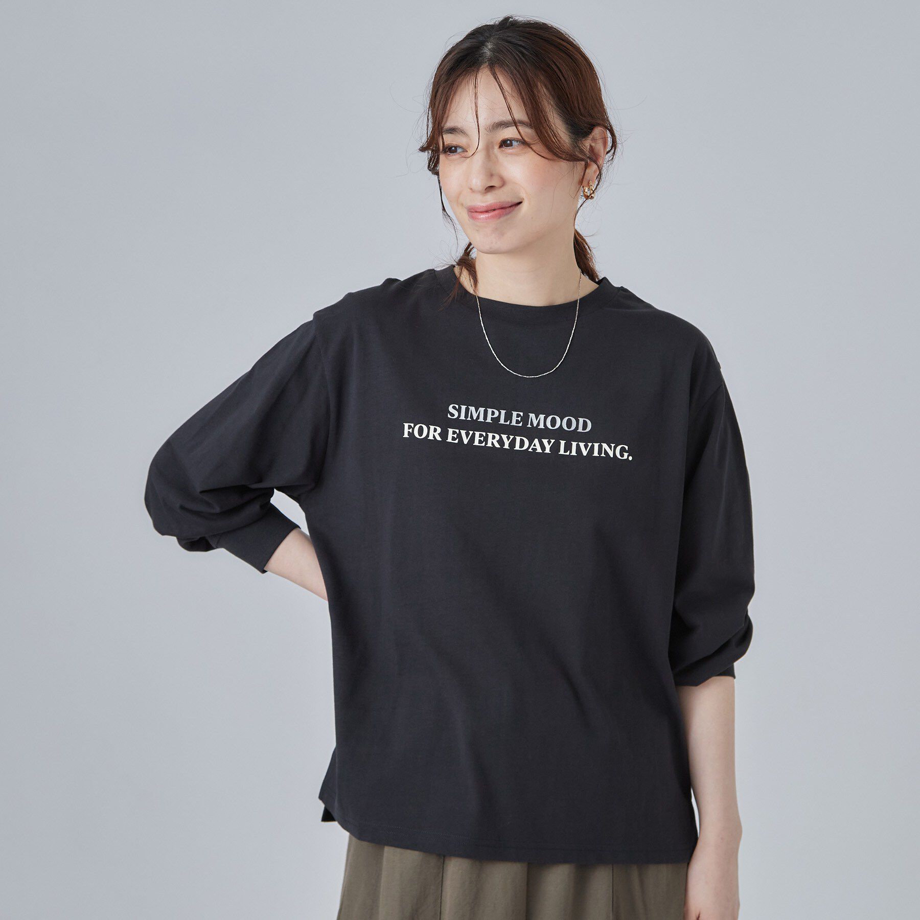 SHOO･LA･RUE「【S-LL】デイリー使いに 選べる6柄プリントロンT」|Tシャツ・カットソー|
