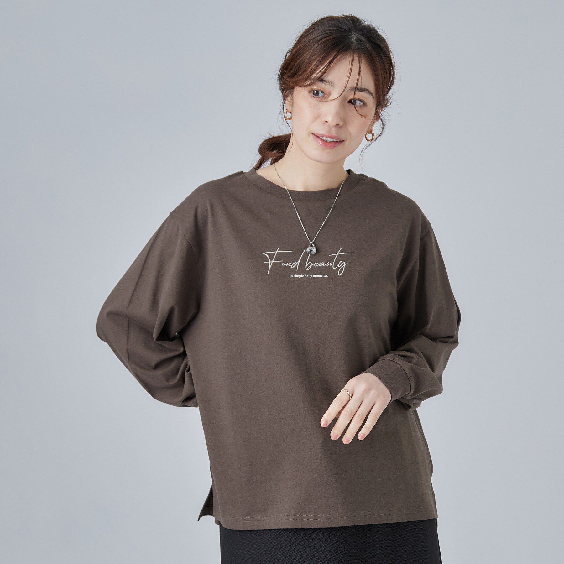SHOO･LA･RUE「【S-LL】デイリー使いに 選べる6柄プリントロンT」|Tシャツ・カットソー|