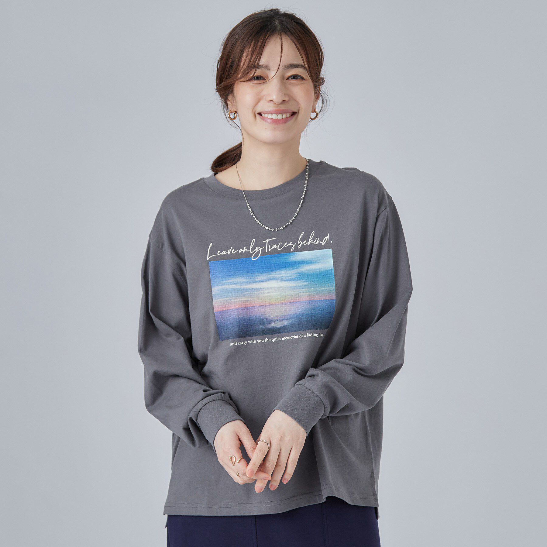 SHOO･LA･RUE「【S-LL】デイリー使いに 選べる6柄プリントロンT」|Tシャツ・カットソー|