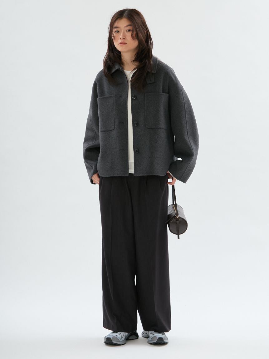 emmi atelier「フェイクレザーチューブミニバッグ」|ショルダー・メッセンジャー|