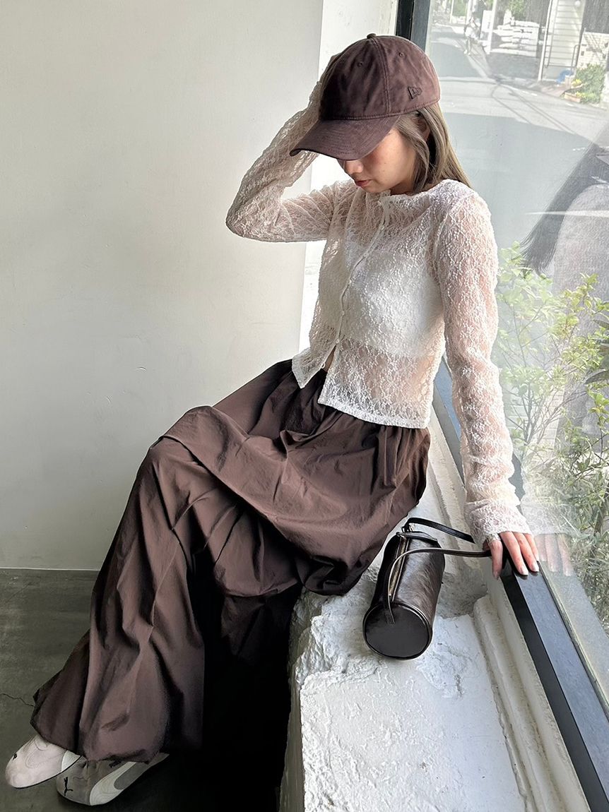 emmi atelier「フェイクレザーチューブミニバッグ」|ショルダー・メッセンジャー|