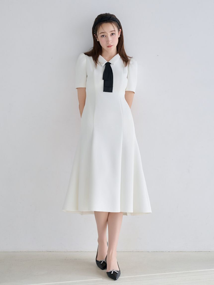 CELFORD「【洗える】デタッチャブルポンチマーメイドワンピース」|ワンピース|OWHT