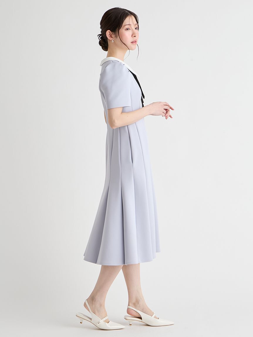 CELFORD「【洗える】デタッチャブルポンチマーメイドワンピース」|ワンピース|