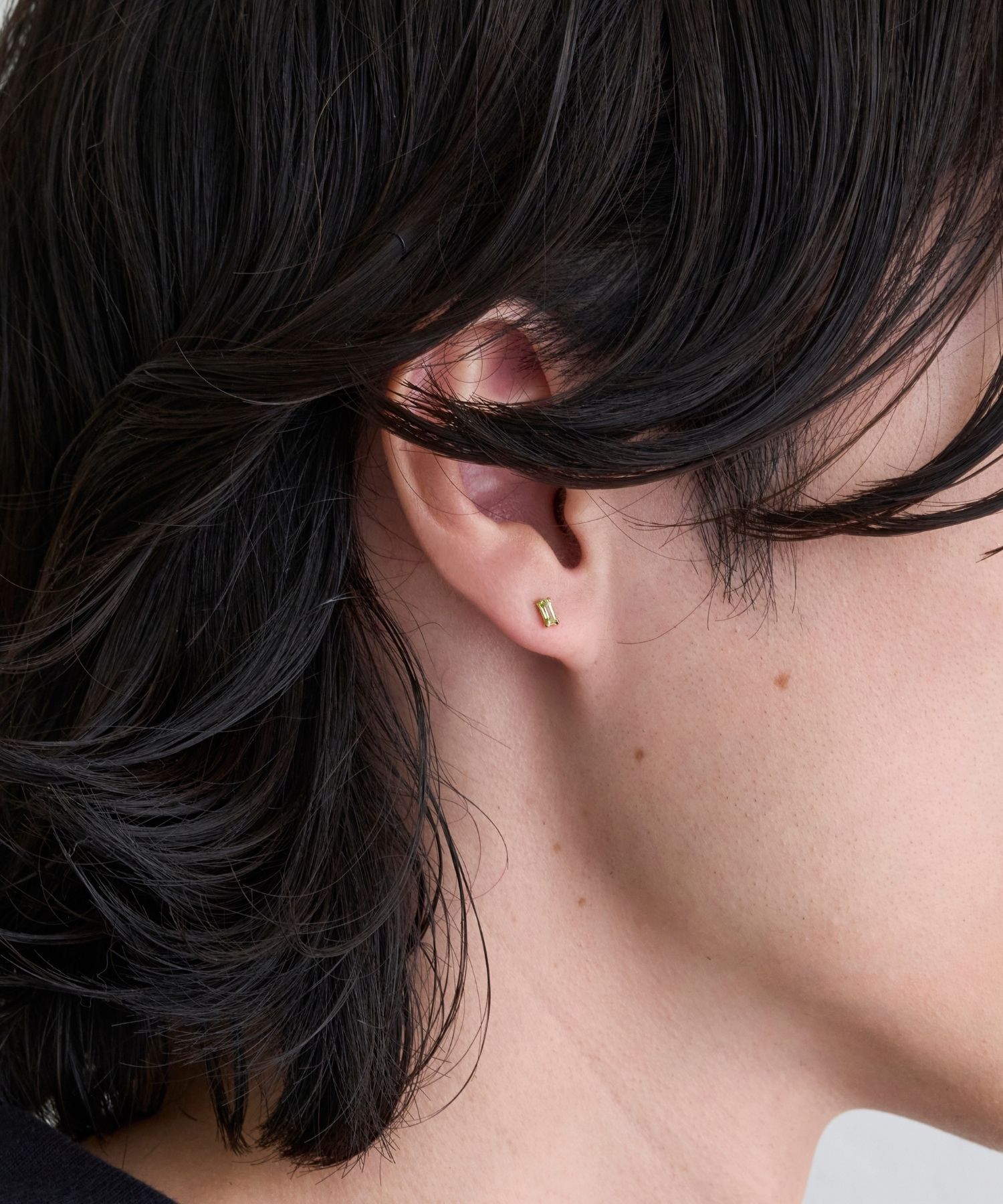 JUPITER「【K10】天然石カクテルプチピアス/片耳　ペリドット」|ピアス|