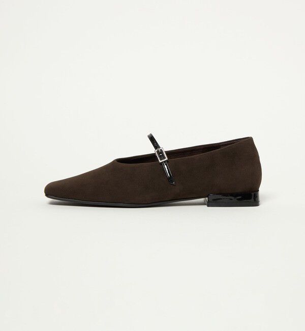 SY UNITED ARROWS「＜SY＞スクエアメリージェーン フラット20&uarr;」|パンプス|DK.BROWN