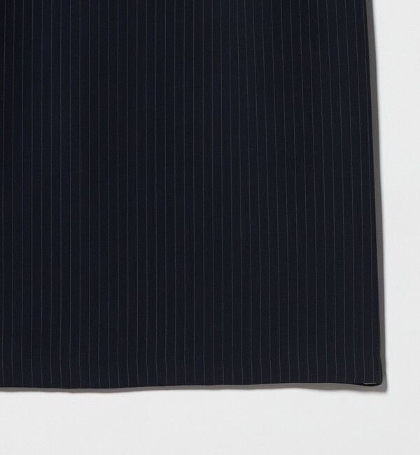 UNITED ARROWS「Drapy タック ノースリーブ ストライプ ワンピース ‐ウォッシャブル‐」|ワンピース|