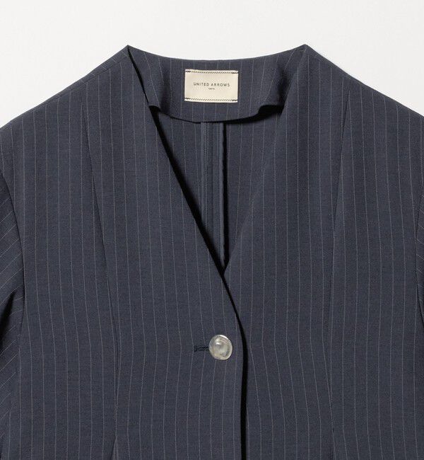 UNITED ARROWS「Spiree ストライプ ブラウス ‐ウォッシャブル‐」|シャツ・ブラウス|