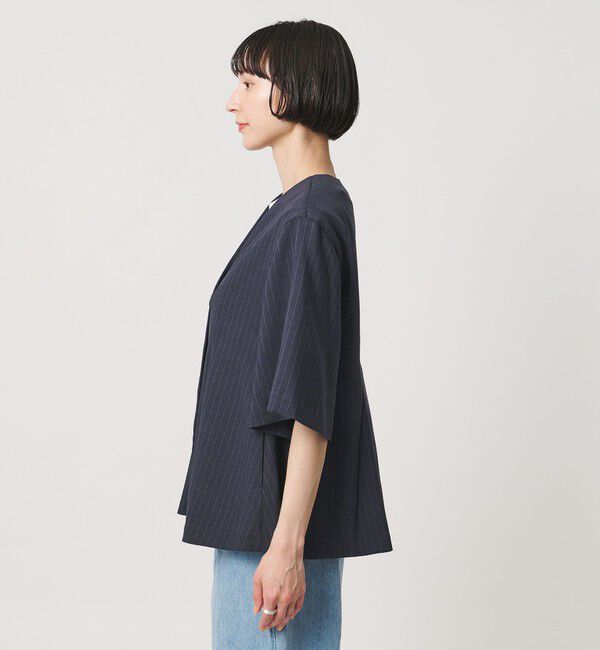 UNITED ARROWS「Spiree ストライプ ブラウス ‐ウォッシャブル‐」|シャツ・ブラウス|