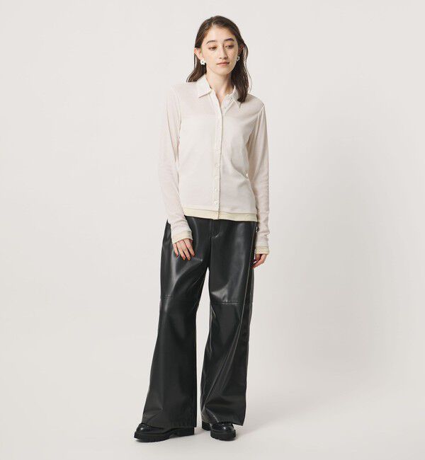 UNITED ARROWS「レイヤード カットソー カーディガン」|Tシャツ・カットソー|