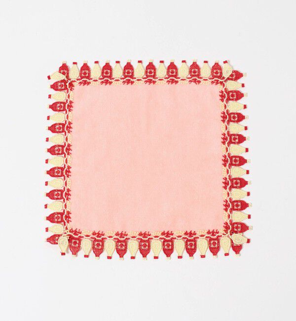 UNITED ARROWS「【WEB限定】＜近沢レース店＞ケチャマヨ ハンカチ」|ハンカチ|PINK