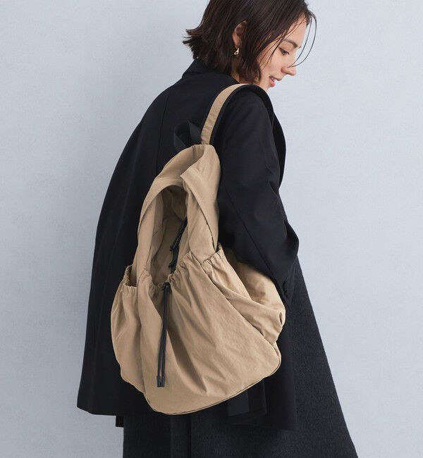 UNITED ARROWS green label relaxing「【WEB限定】バックパック（PCバッグ付）/ A4 / ユニセックス はっ水」|リュック|BEIGE